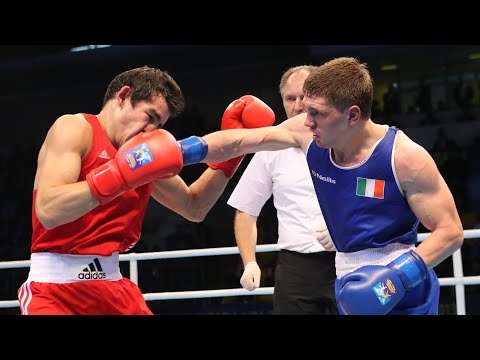 Jason Quigley (IRL) vs. Artem Chebotarev (RUS) AIBA World Boxing Championships 2013 (75kg)