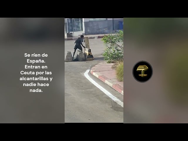 Entran en Ceuta por túneles y alcantarillas. Así invaden España