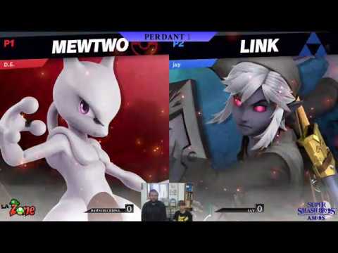 SSBA Ultimate #11 - DamnedEchidna (Mewtwo) vs Jay (Link) - Perdant 1