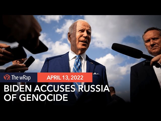 Biden says Russia committing genocide in Ukraine