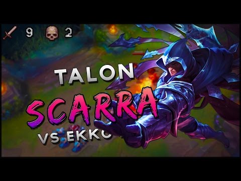 S7 | Scarra Talon vs Ekko MID | Ranked League VOD