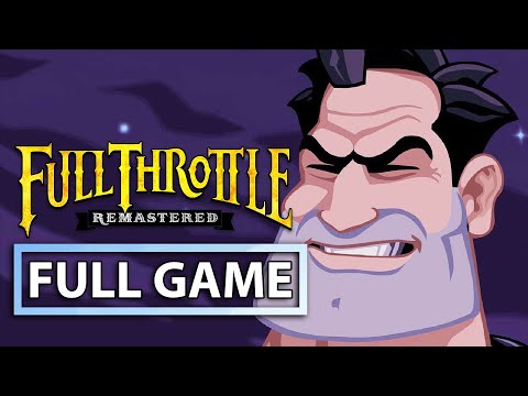 FULL THROTTLE REMASTERED - FULL GAME LONGPLAY (XBOX SERIES X/PS4/PC)
