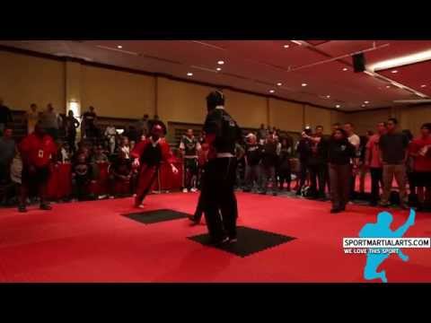 Anthony Merricks vs BJ Carnahan - Men's Sparring - Diamond Nationals 2014