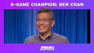 Ben Chan Makes it 8 | Winners Circle | JEOPARDY!