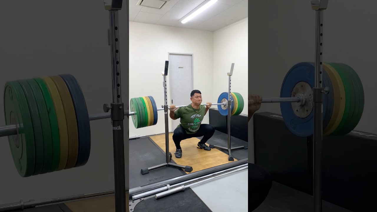 back squat 200kg / 10reps