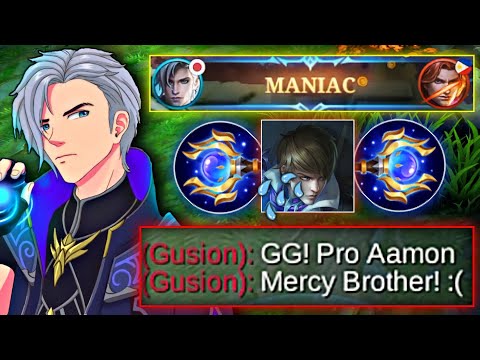 AAMON HIGHLY DAMAGE BUILD EASY 24 KILLS + MANIAC🔥 AAMON BEST BUILD 2022