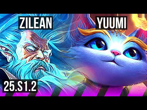 ZILEAN & Sivir vs YUUMI & Ezreal (SUP) | 0/2/16 | KR Master | 25.S1.2