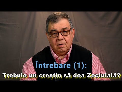 Perspective Crestine (025) - Raspuns la Intrebari- Trebuie crestinii sa dea Zeciuiala?