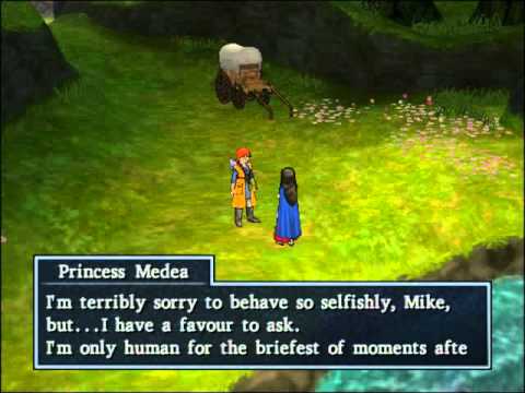 95 Dragon Quest 8 Cut-scene - Trode Laments Princess Medea's Failed Transformation