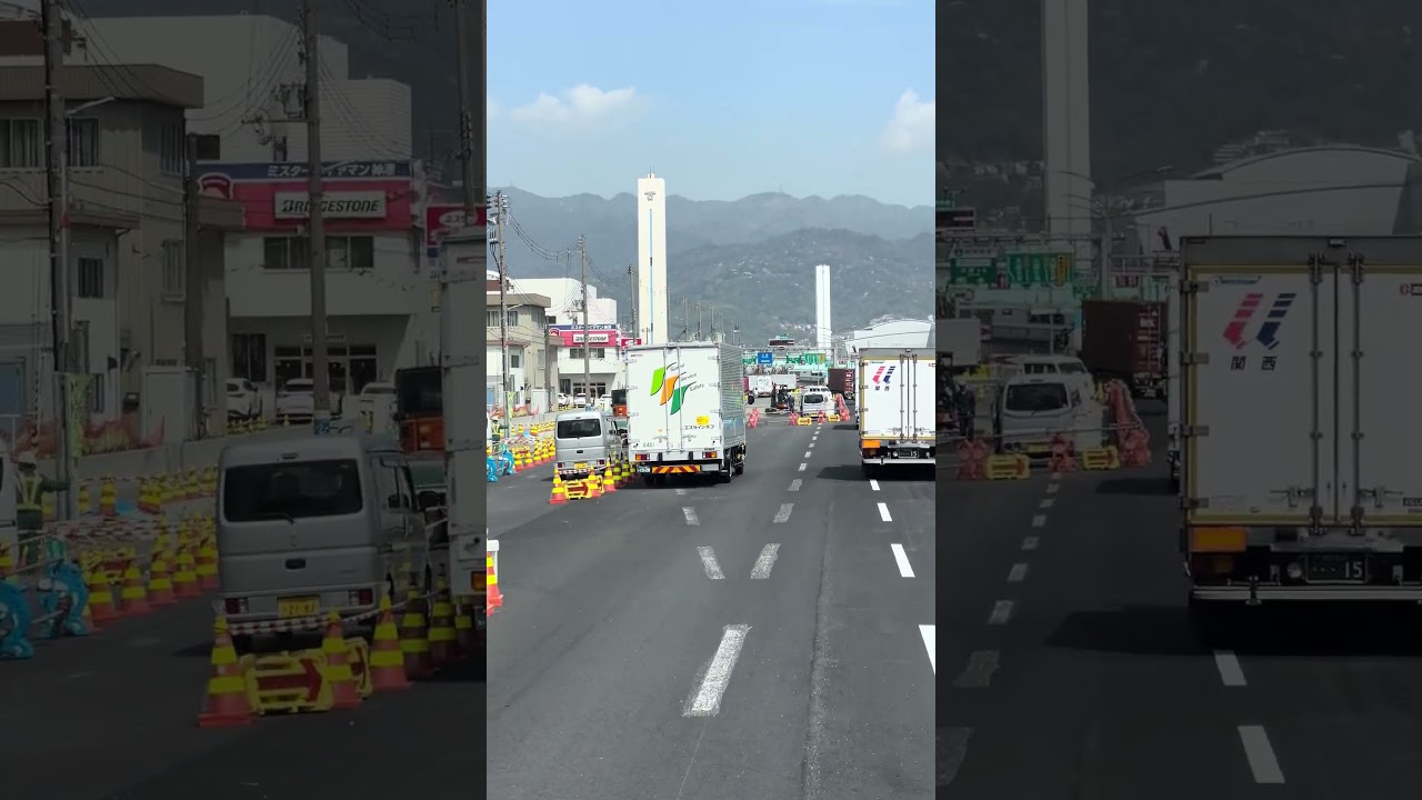 エスラインギフさんの4トントラック大変な納品場所やなあ💦#トラック #automobile