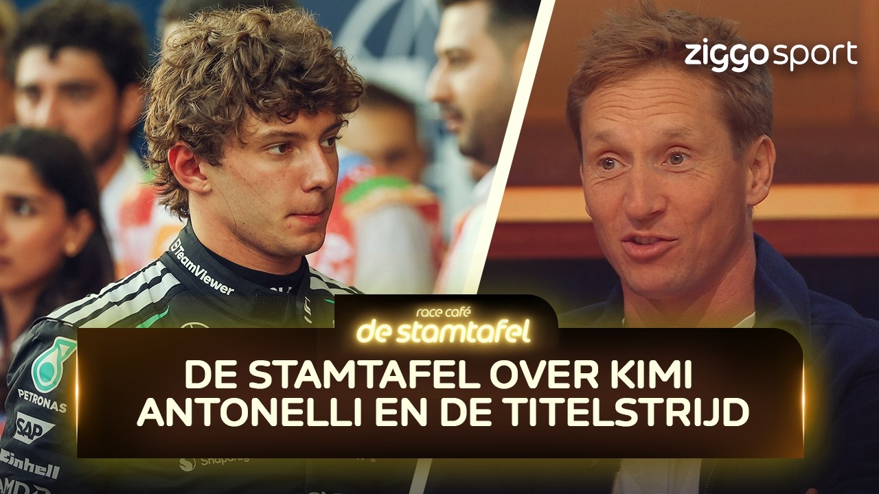 "Kimi Antonelli heeft het gewoon echt weggegeven."🧐 | Race Café De Stamtafel 28/09/2026