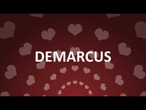 HAPPY BIRTHDAY DEMARCUS