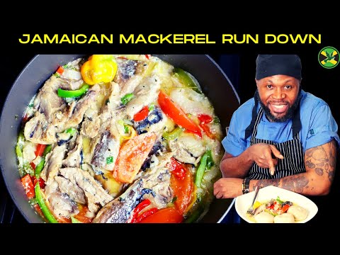 JAMAICAN SALT MACKEREL RUNDOWN USING FRESH HOMEMADE COCONUT MILK RECIPE 2020