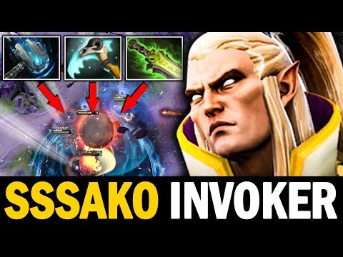 THE NEXT LEVEL COMBO!! Sssako Invoker INSANE Combo With Meteor Hammer + EB | Dota 2 Invoker