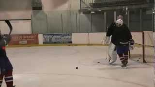 preview picture of video 'Canadiens, NHLers practice in Candiac (2)'