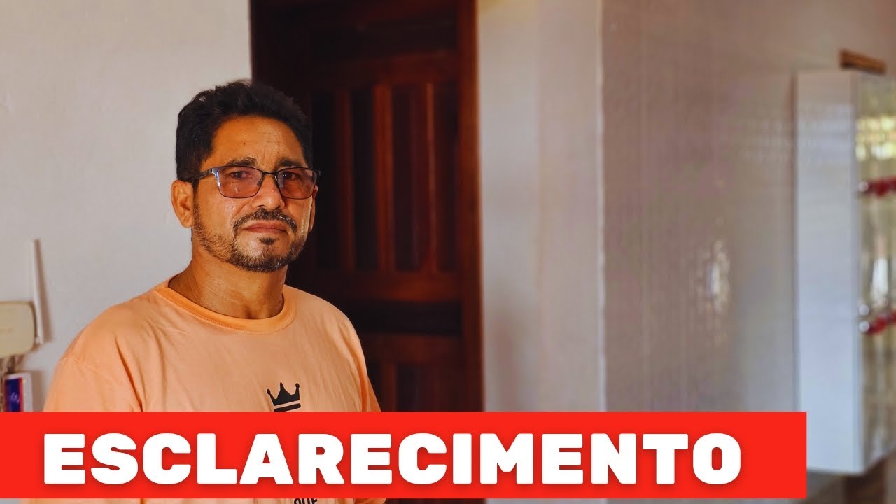 TRISTE: SEU DINHO SE AFASTA DAS OBRAS DO CANAL