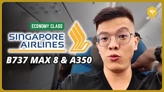 Singapore Airlines Economy Class Review: Boeing 737-8 vs Airbus A350