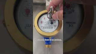 Magnet attack on mechanical water meter