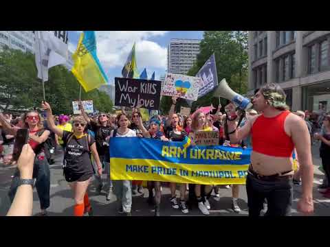 LGBTQ and intersex Ukrainians march in Berlin Pride parade