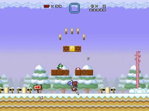 Super Mario Bros. X2 (SMBX2) - Yoshi eats another Yoshi (Glitch)