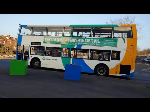 (Tuneful) Stagecoach East Midlands 18338 AE55 DJY Dennis Trident Alexander ALX400