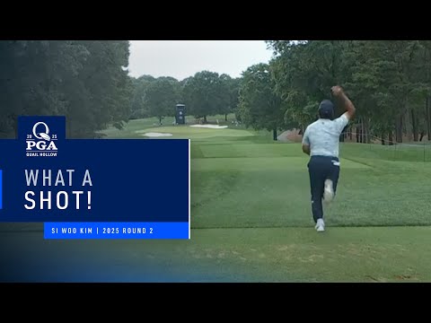 Longest Hole-In-One in Major Championship History! | Si Woo Kim - 252 Yards | 2025 PGA Championship