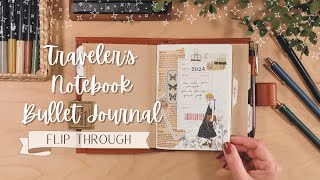 A6 Traveler's Notebook Flip Through | Bullet Journal | Reading Journal | All In One DIY TN