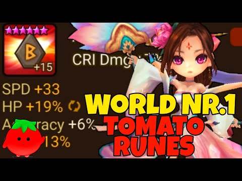 SUMMONERS WAR | 🍅 TOMATO Runes SHOWCASE (2020)