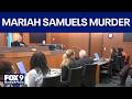 David Wright gets life in prison for murdering Mariah Samuels