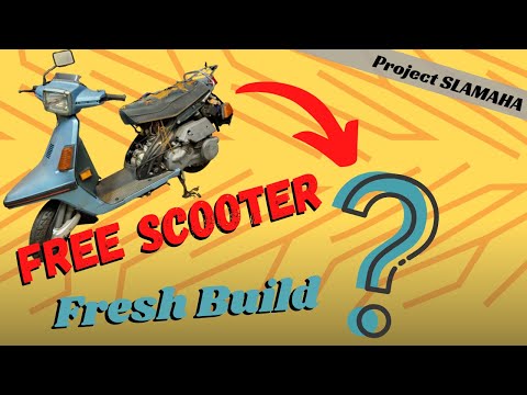 FREE SCOOTER becomes custom LOWRIDER: Project SLAMAHA (Part 1)