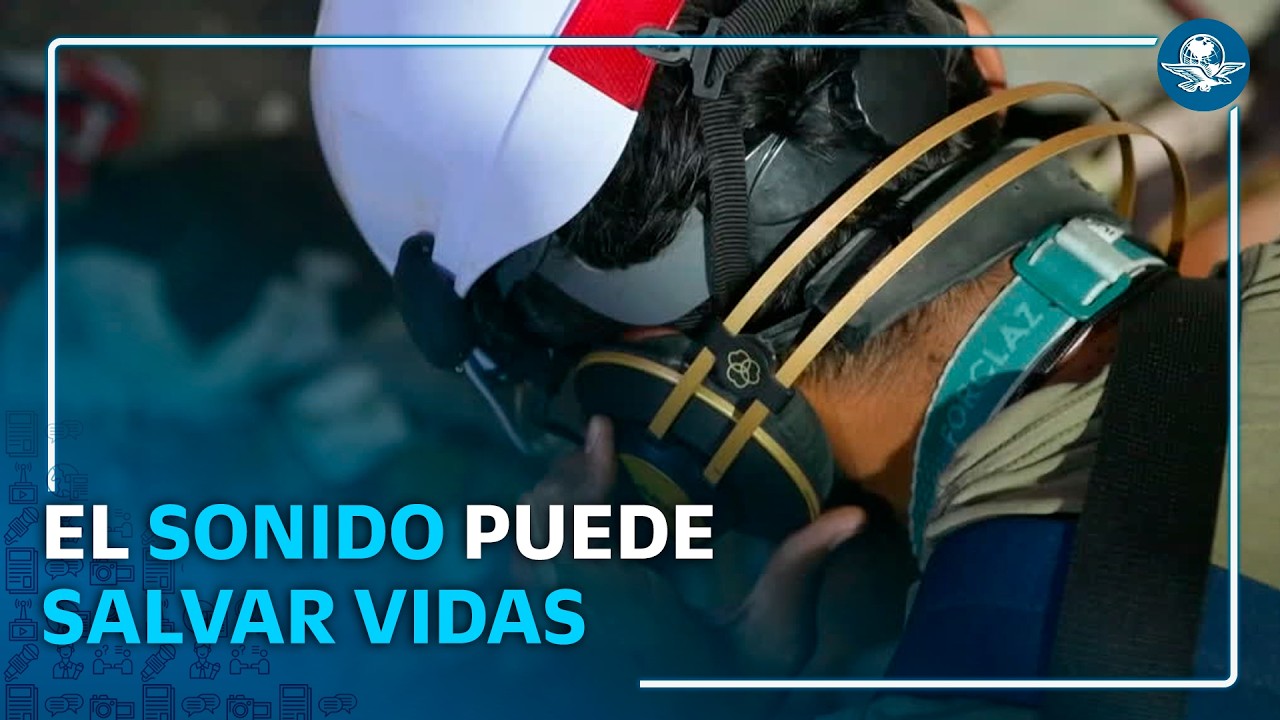 Voluntarios en Cali usan micrófonos para buscar sobrevivientes