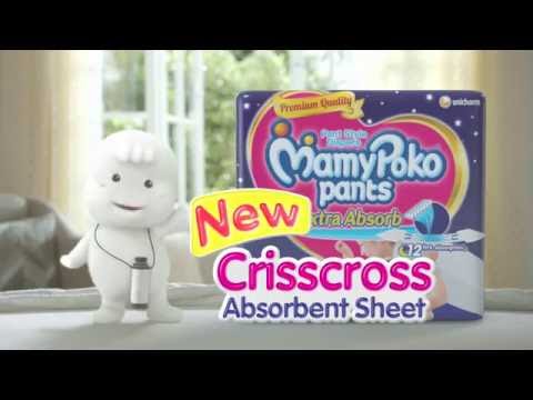 Nonwoven mamy poko pants baby diapers, age group: newly born...
