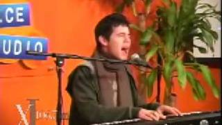 David Archuleta performing A Little Too Not Over you on radio