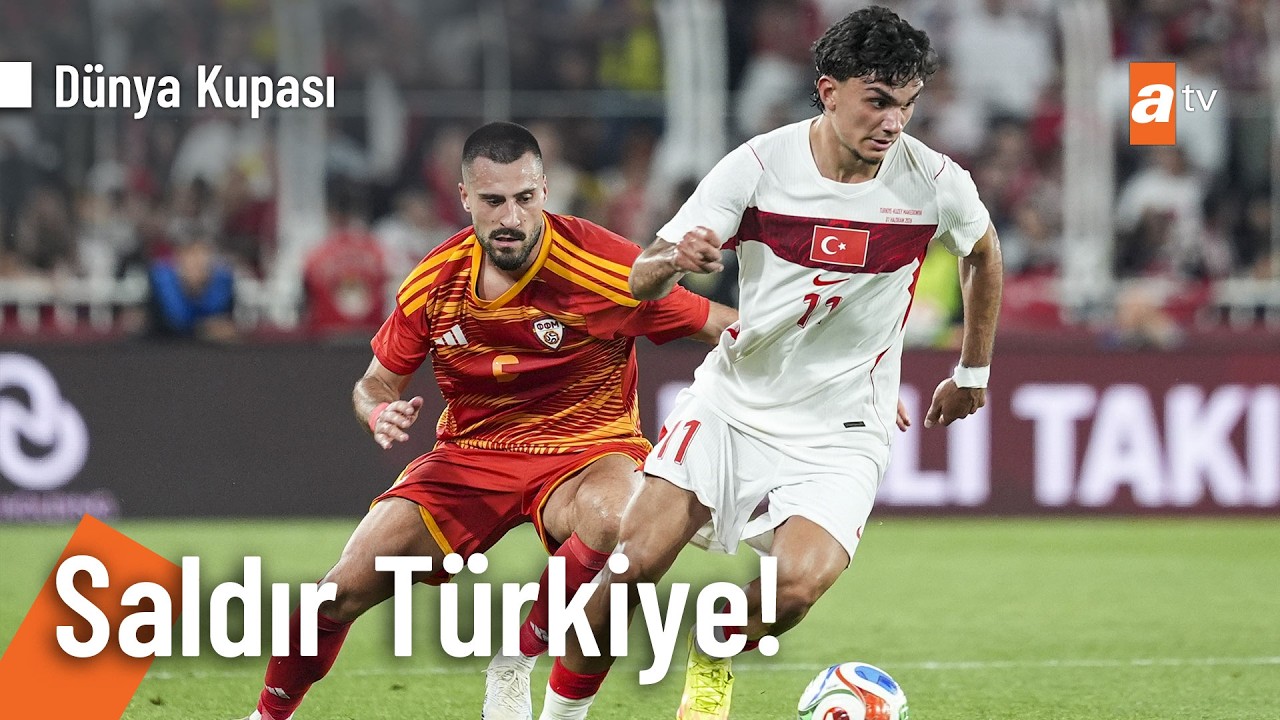 Milli Takımımız baskı kurmaya devam ediyor - Türkiye 4 - 0 Kuzey Makedonya