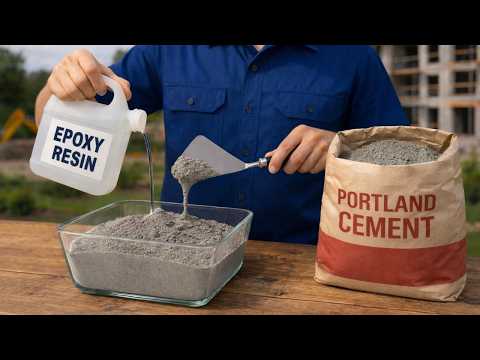 Mix CEMENT with EPOXY RESIN and create a secret formula that could be worth gold!