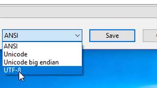 FIX   Saving HTML in NotePad or simple text editor