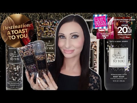 A TOAST TO YOU Haul & Review🥂 + Bodycare Sale Haul🛍 | NEW Fragrance from BATH & BODY WORKS