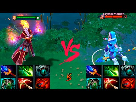 Lina 1 vs 1 Crystal Maiden