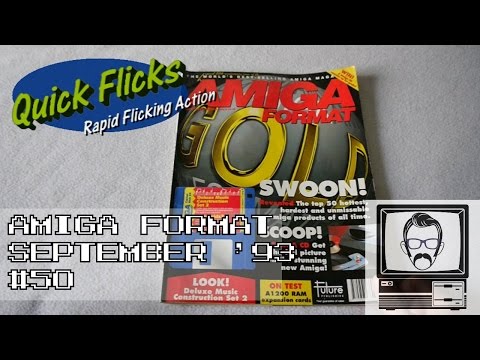 Amiga Format September 93 #50 - 50th Anniversary; Quick Flicks | Nostalgia Nerd