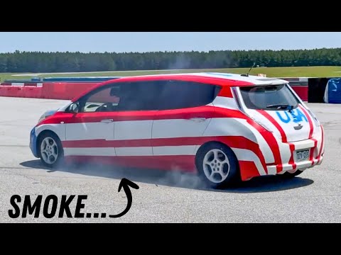 Leaf Limo vs BMW i3 vs Chevy Spark EV! The Cheap EV Challenge Gets Interesting