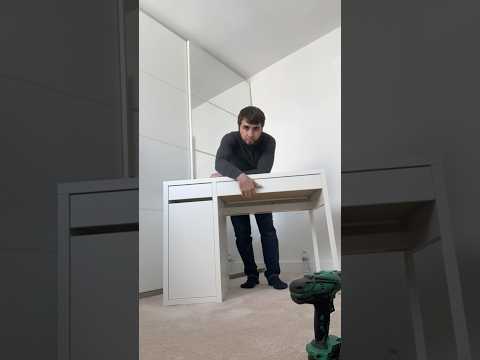 How to assemble ikea desk MICKE #ikeahack #ikeadiy #ikea