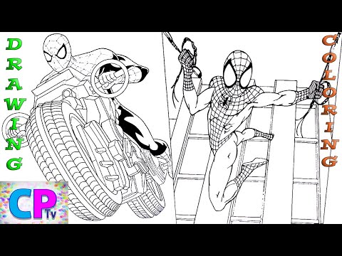 Spiderman in the City Coloring/Spiderman on Motorbike/Unknown Brain/Inspiration/Aviella)NCS Release