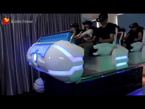 Une session de réalité virtuelle en simulateur dynamique pour une personne chez VR Family - Second Medium