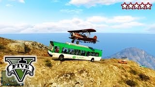 GTA 5 BUS Off-Roading!!! - Bus Demolition Derby GTA 5 -  Hanging With the Crew Grand Theft Auto 5