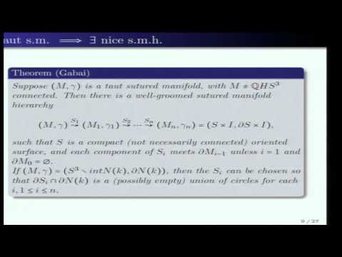 Taut co-oriented foliations - Rachel Roberts