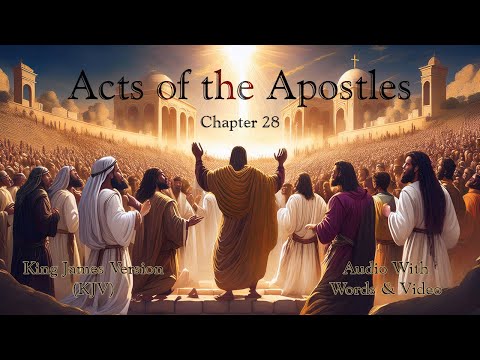 Acts of the Apostles, Chapter 28 - Holy Bible (KJV) - Audio with Words & Video