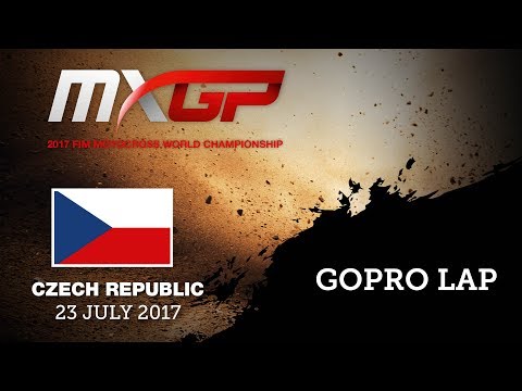 First GoPro Lap with Nancy VAN DE VEN_MXGP of Czech Republic 2017 #Motocross