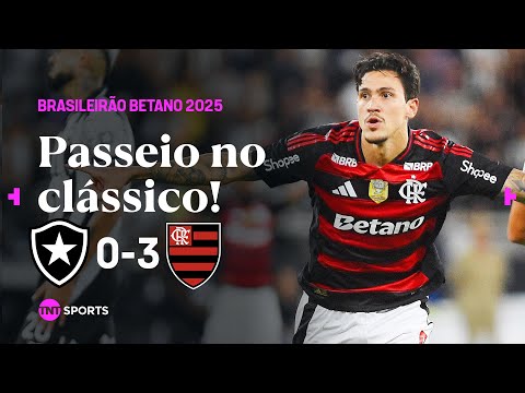 ATROPELO COM DIREITO A GOLAÇO! BOTAFOGO 0X3 FLAMENGO - MELHORES MOMENTOS - BRASILEIRÃO BETANO