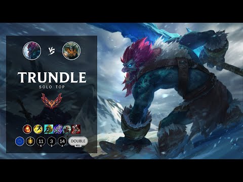 Trundle Top vs Olaf - EUW Grandmaster Patch 12.14
