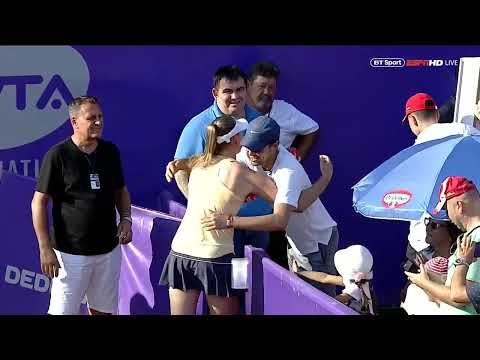 When Elena Rybakina won her first WTA title (Bucharest Open, 2019)